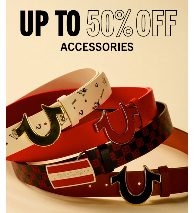 True religion hot sale red belt